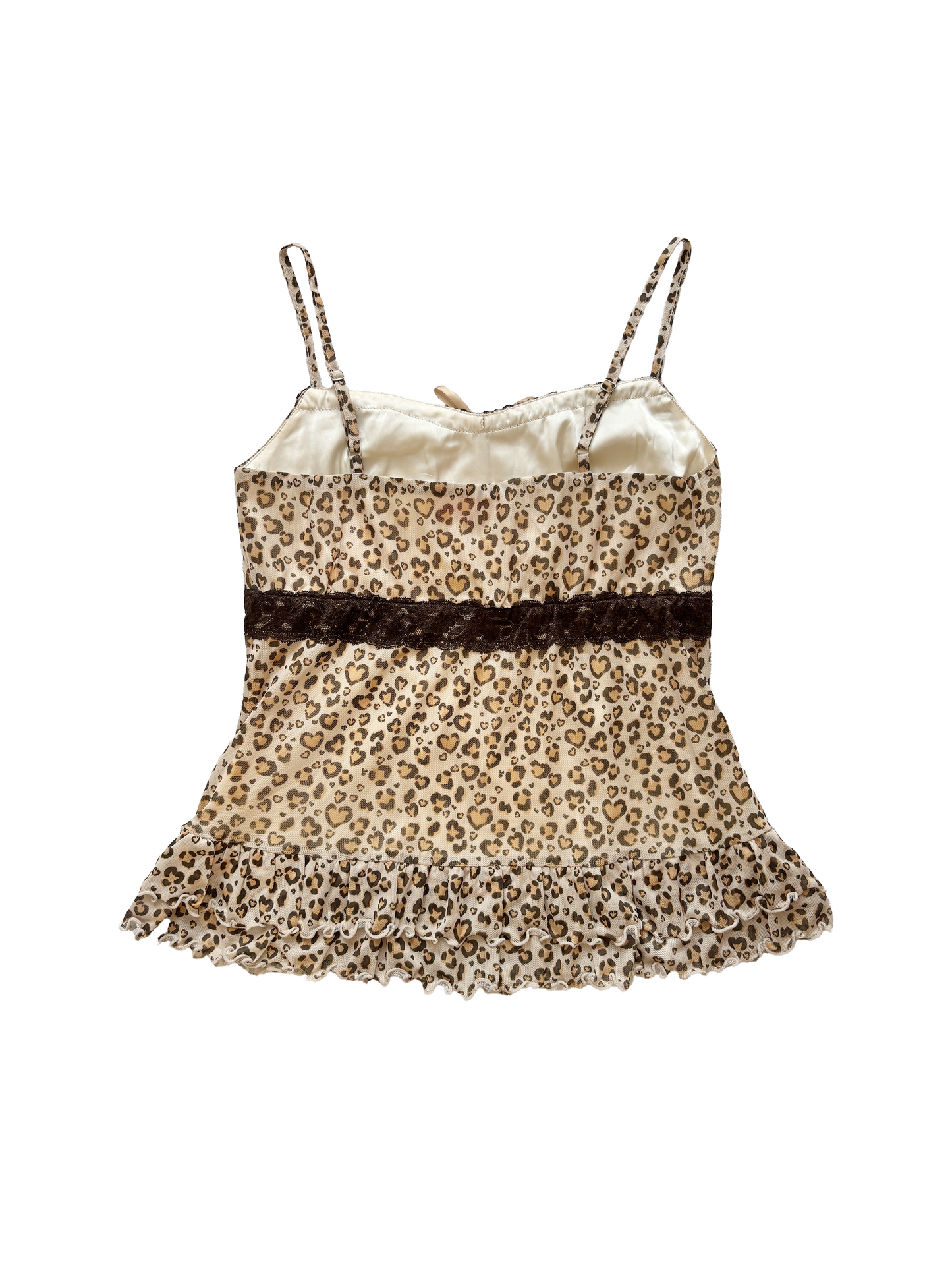 gal leopard mesh camisole