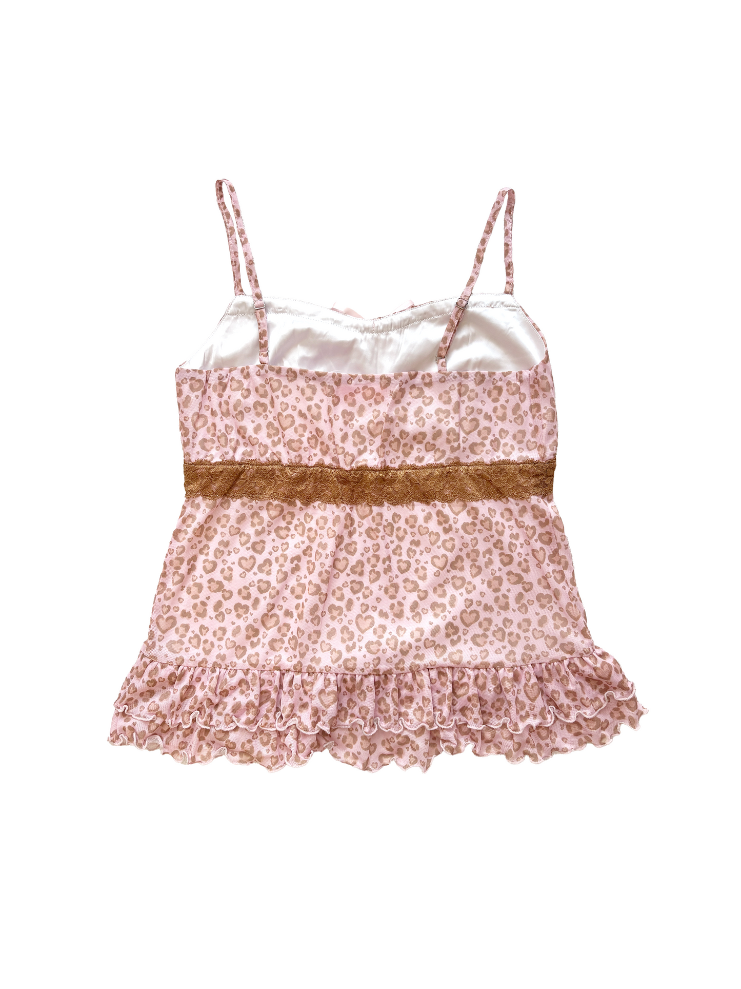 gal leopard mesh camisole