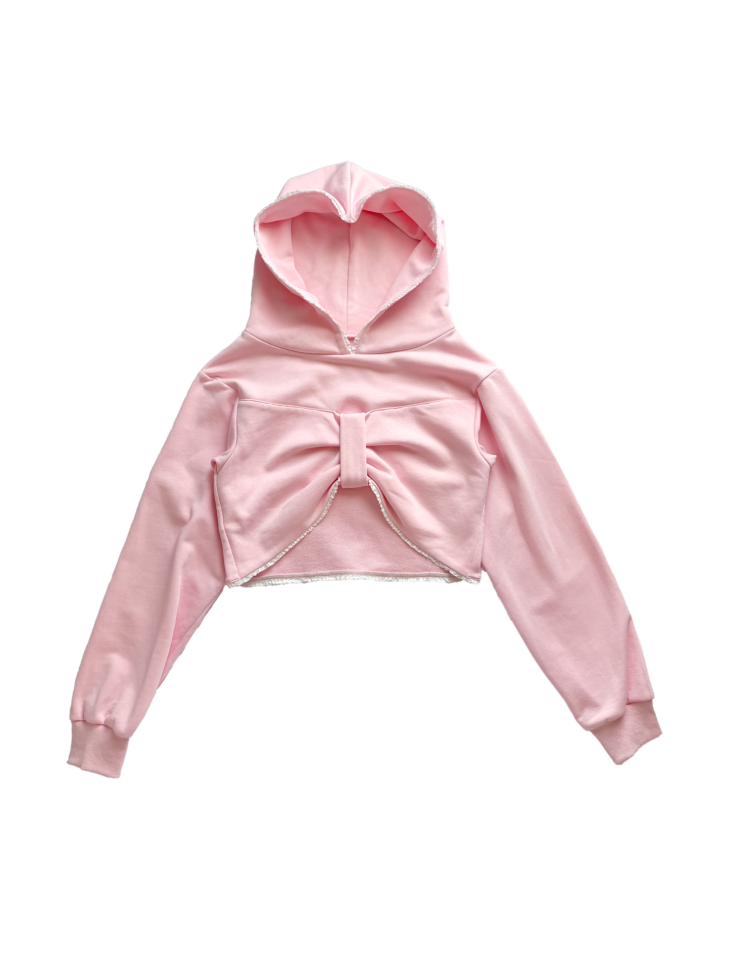 bodice ribbon hoodie