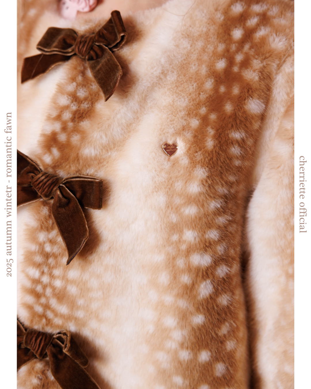 fawn ribbon coat