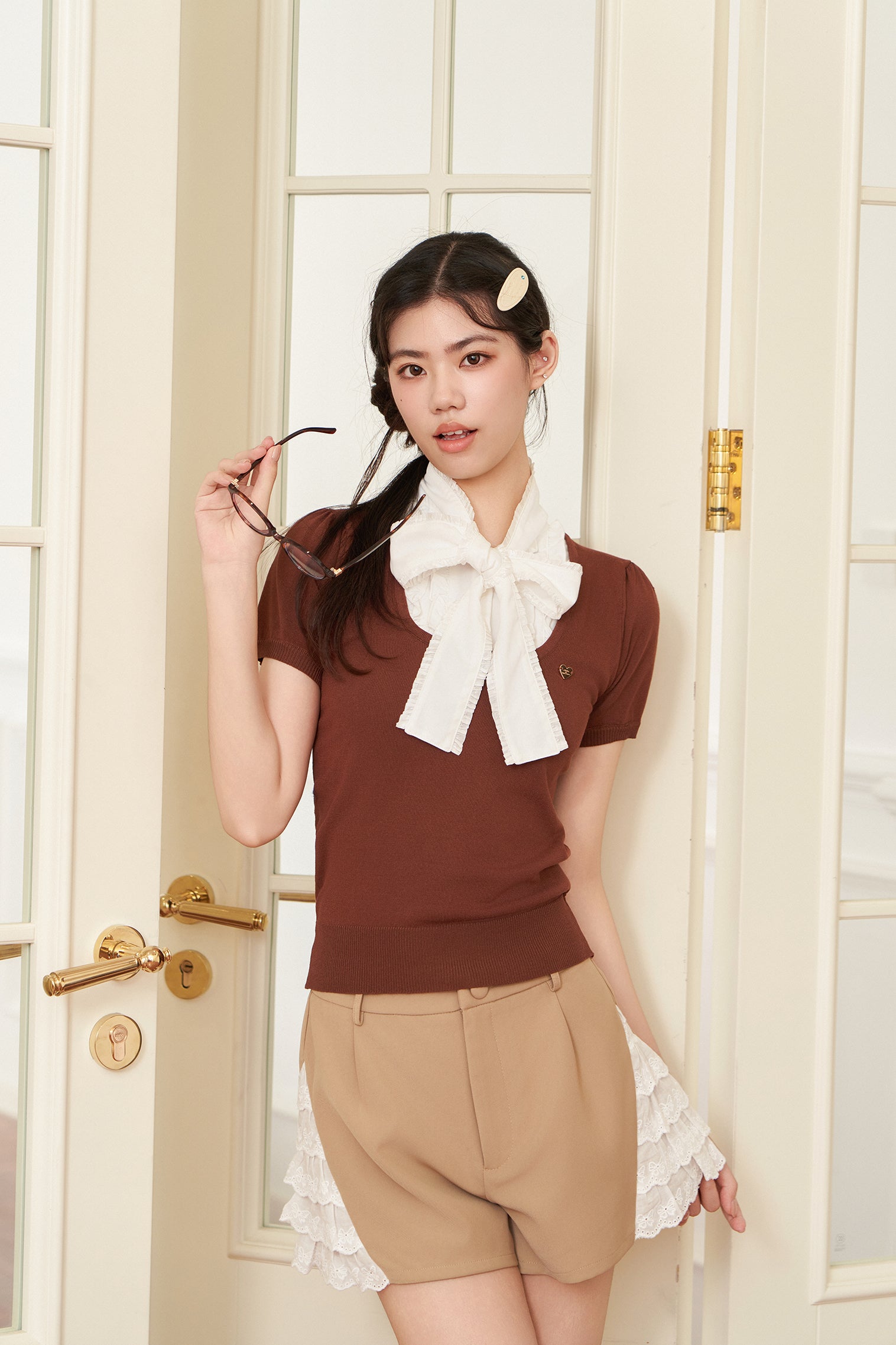 layered neapolitan knit top – cherriette