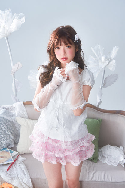 princess lace layer tops