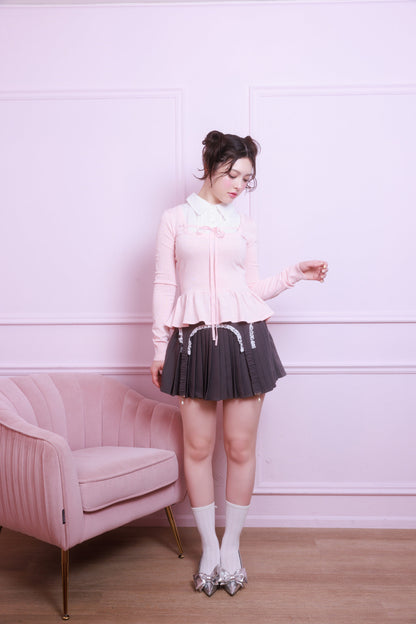 garter skirt 2pc set