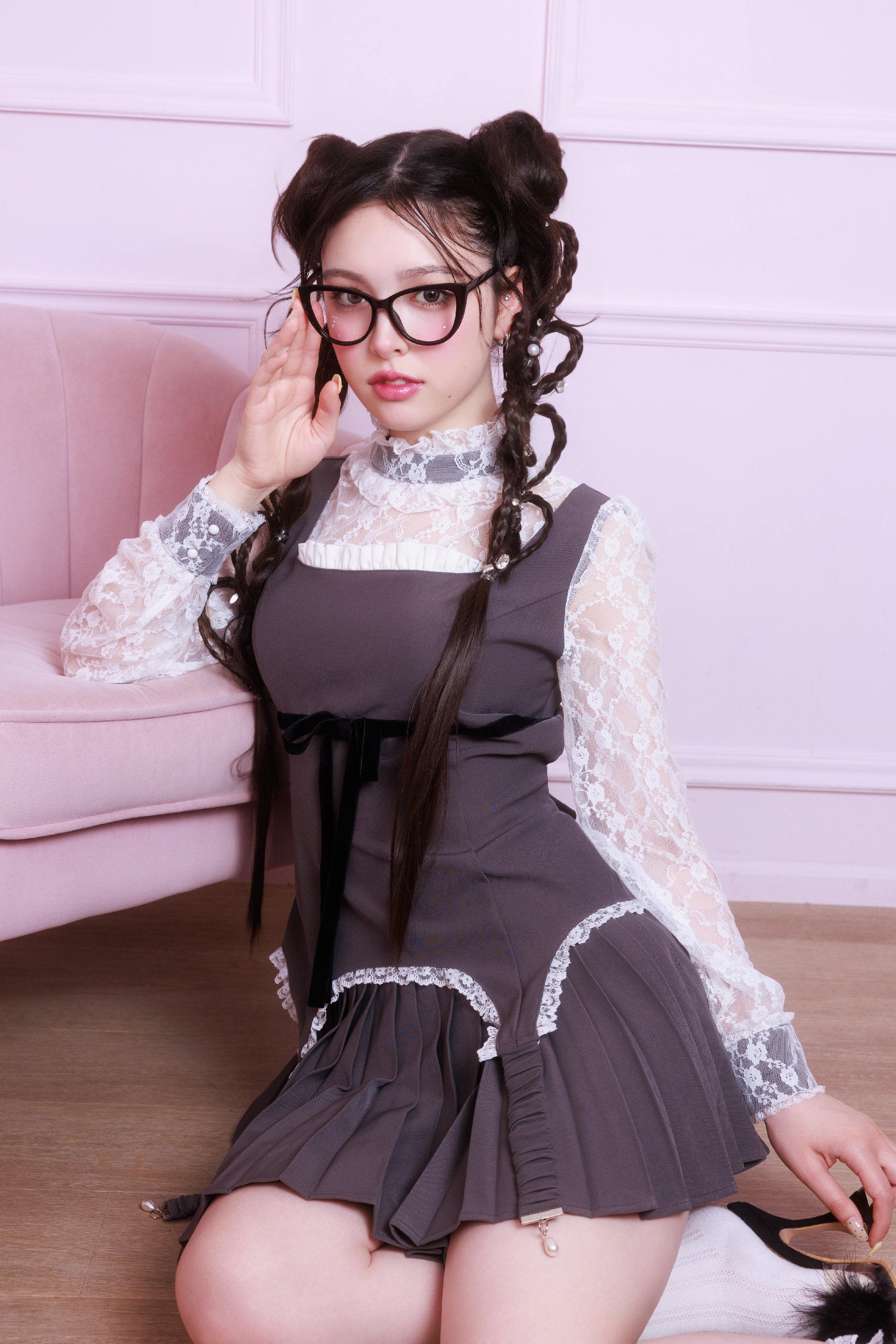 garter skirt 2pc set – cherriette
