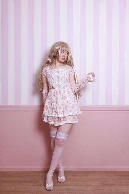 nostalgic lace tunic + arm warmer set