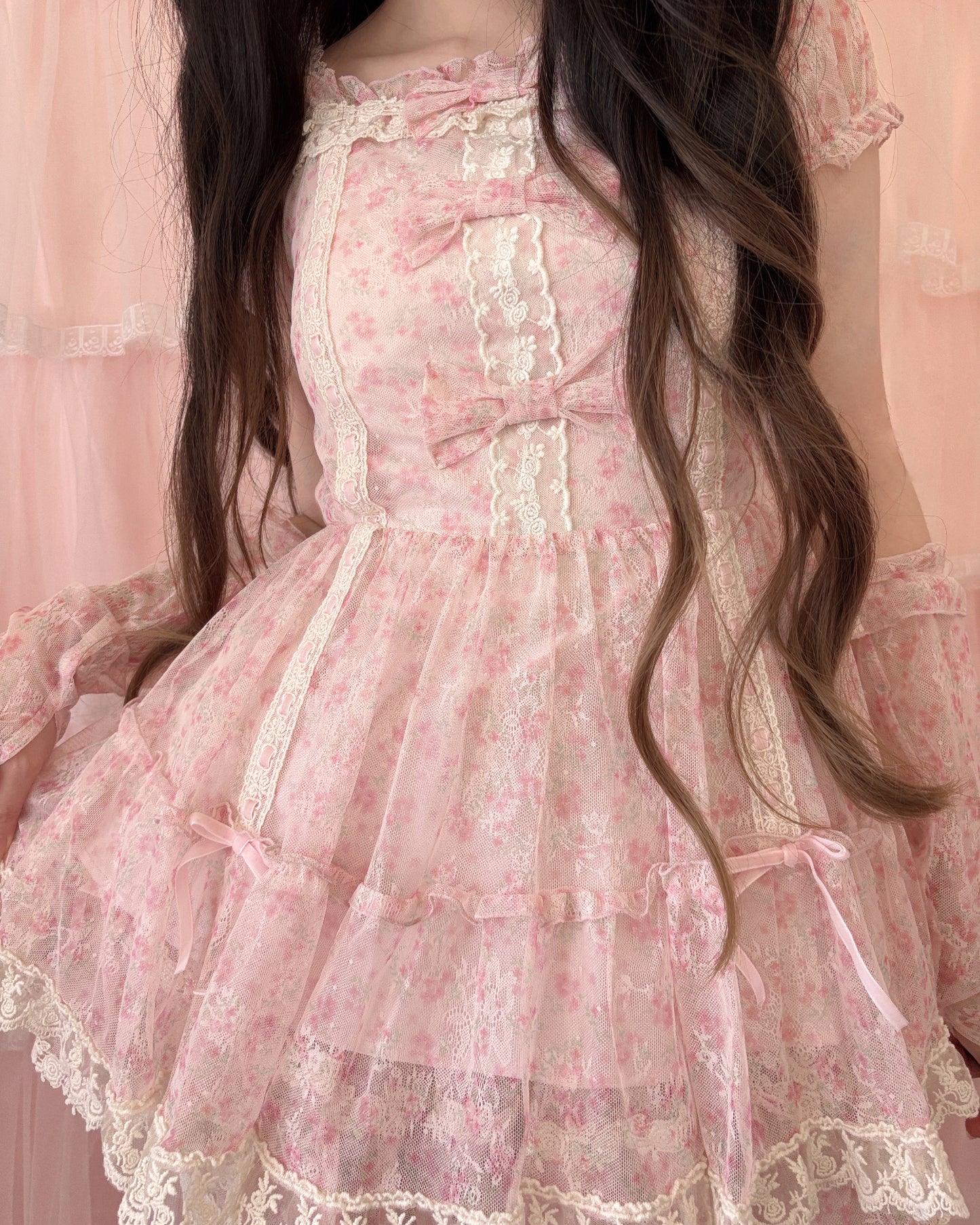 nostalgic lace tunic + arm warmer set