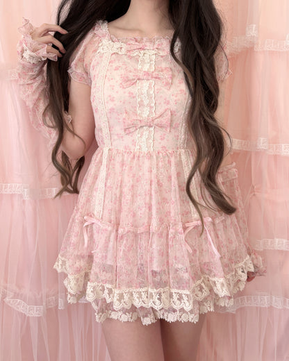 nostalgic lace tunic + arm warmer set