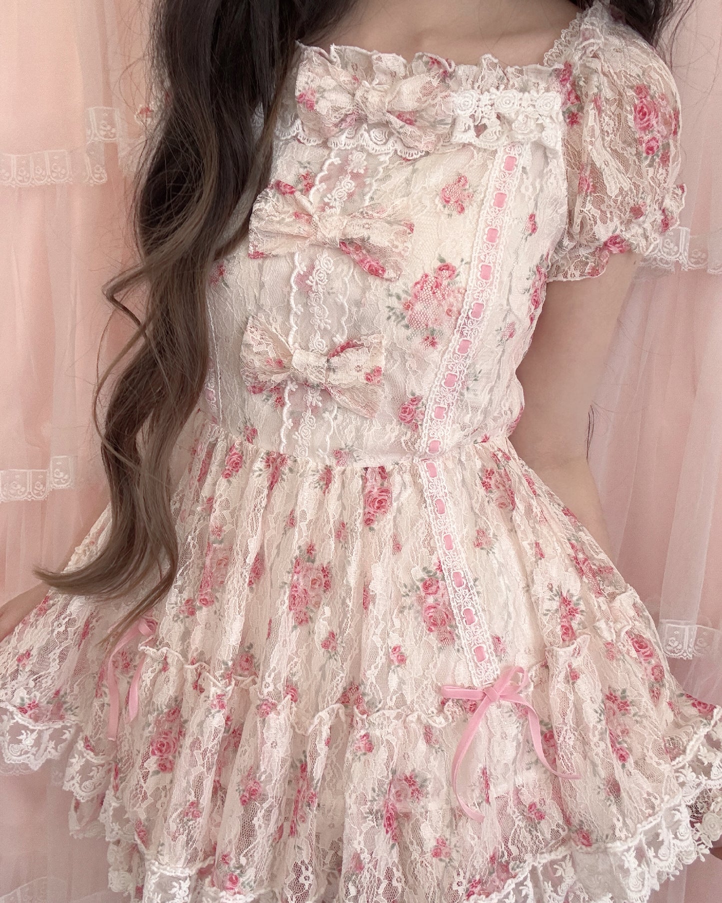 nostalgic lace tunic + arm warmer set