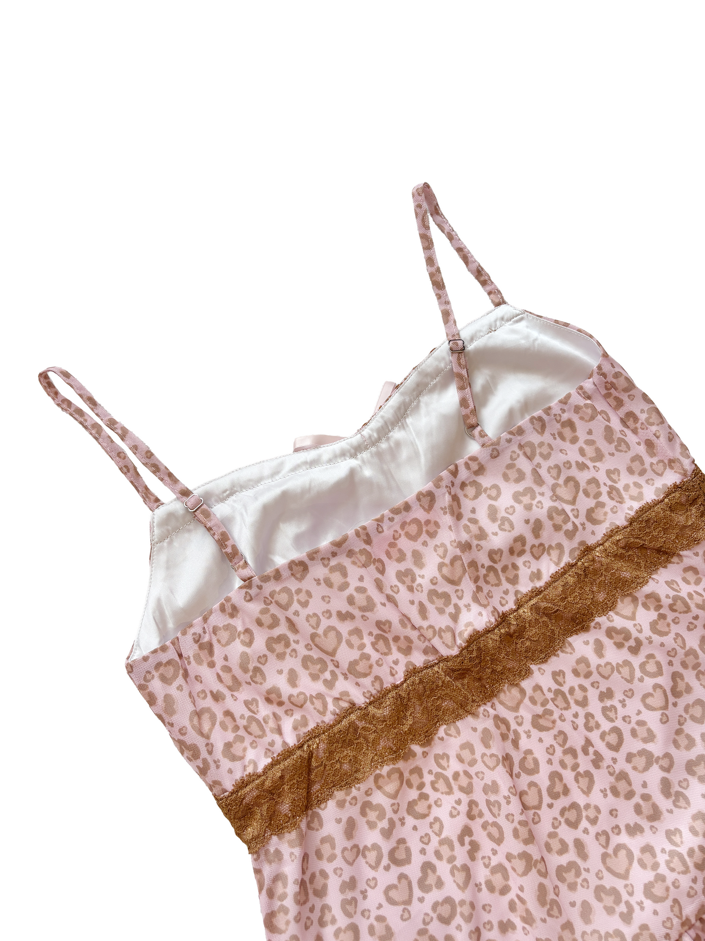 gal leopard mesh camisole
