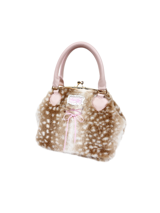fawn heart motif fur bag 予約販売2026年2月中旬入荷予定