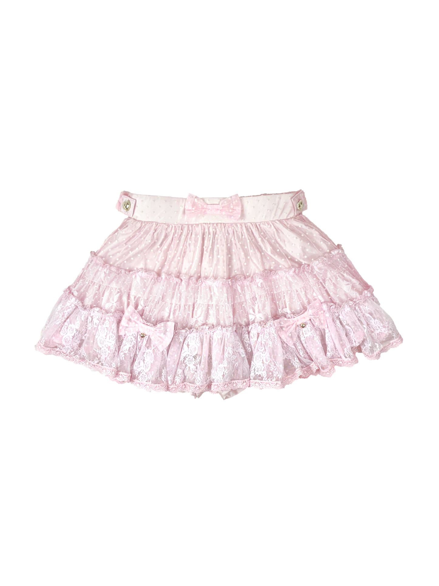 ribbon frill layer skirt
